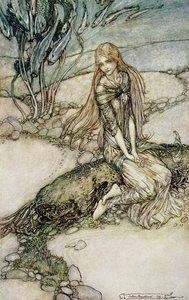 Undine, Illustration from the Book by Baron Friedrich de la Motte Fouque